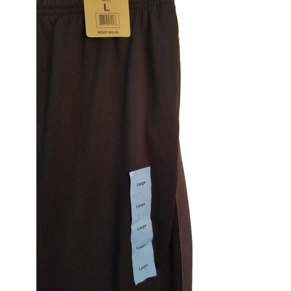 REEBOK black Sweat MEN'S pants SIZE L 34 Waist 31 INSEAM - Picture 3 of 6